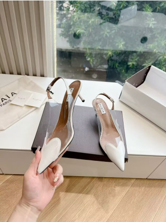 UA A1a1a Le Coeur Plexi Heart-Toe Slingback Pump