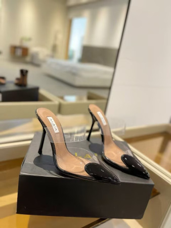 UA A1a1a Le Coeur Mule Heart-Toe Slingback Pump 10.5cm Heel