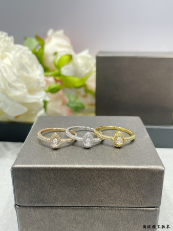 Mes1kaa single teardrop full di*m*nd ring
