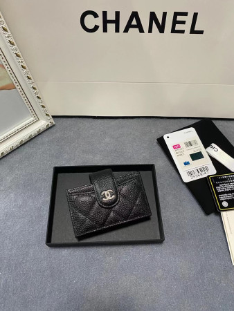Ch*el card holder 10.4×7×2cm