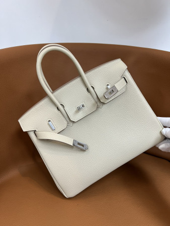 H**mes BIRKIN Silver 25 30 35