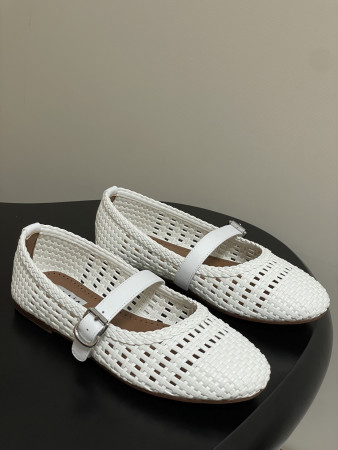 ua alaïa hollow woven mary jane flats(cusT0mized size 7-10 days production time)