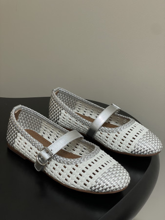 ua alaïa hollow woven mary jane flats(cusT0mized size 7-10 days production time)