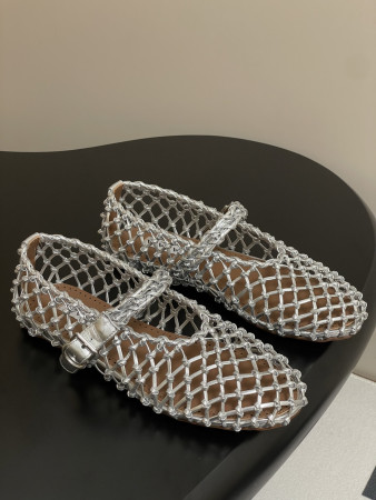 ua alaïa braided ballet flats(cusT0mized size 7-10 days production time)