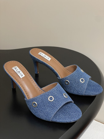 ua a1a1a ring eyelets slippers 7cm heel(cusT0mized size 7-10 days production time)