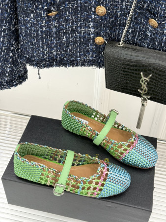ua alaïa hollow woven mary jane flats(cusT0mized size 7-10 days production time)