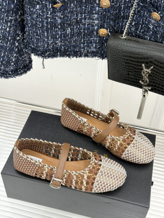 ua alaïa hollow woven mary jane flats(cusT0mized size 7-10 days production time)