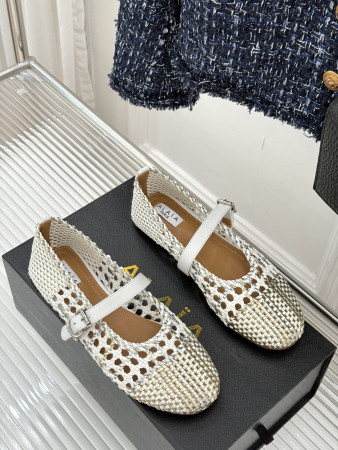 ua alaïa hollow woven mary jane flats(cusT0mized size 7-10 days production time)