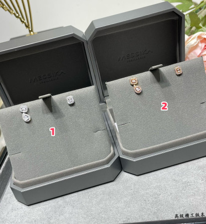 Mes1kaa ab style drop ice cube stud earrings