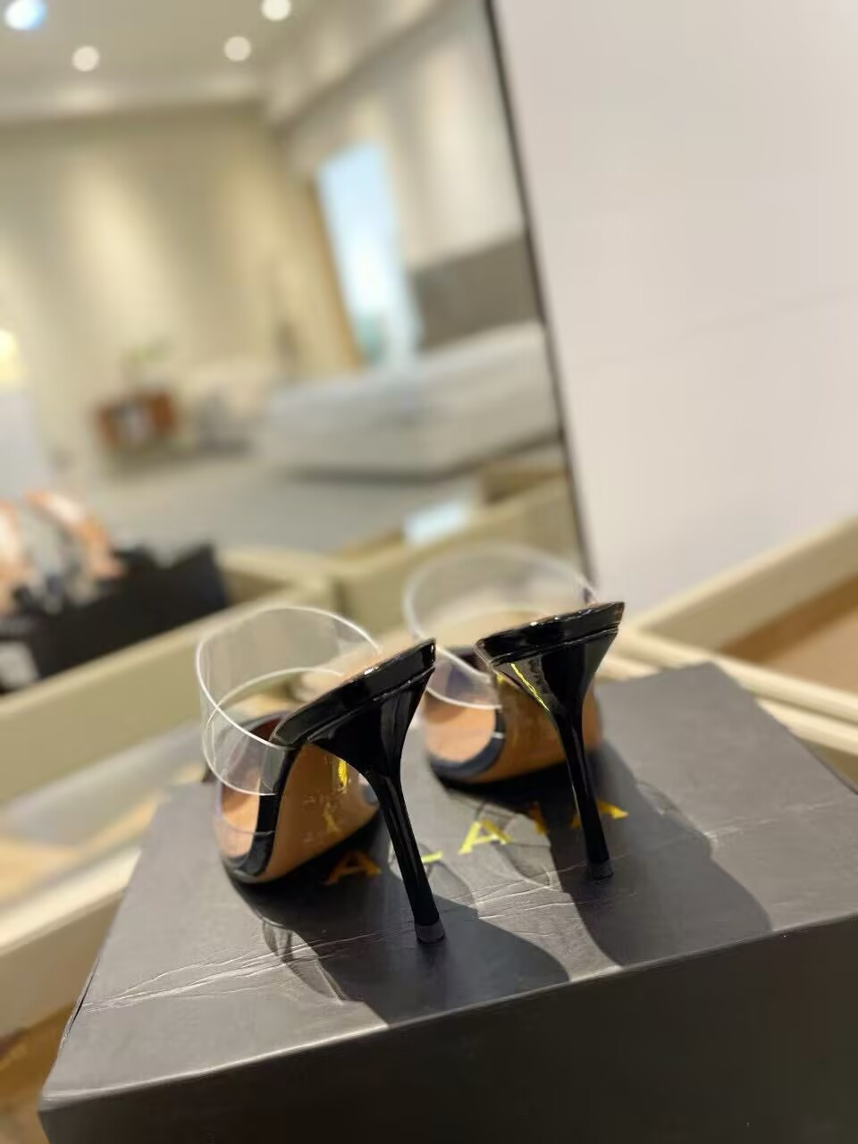 UA A1a1a Le Coeur Mule Heart-Toe Slingback Pump 10.5cm Heel