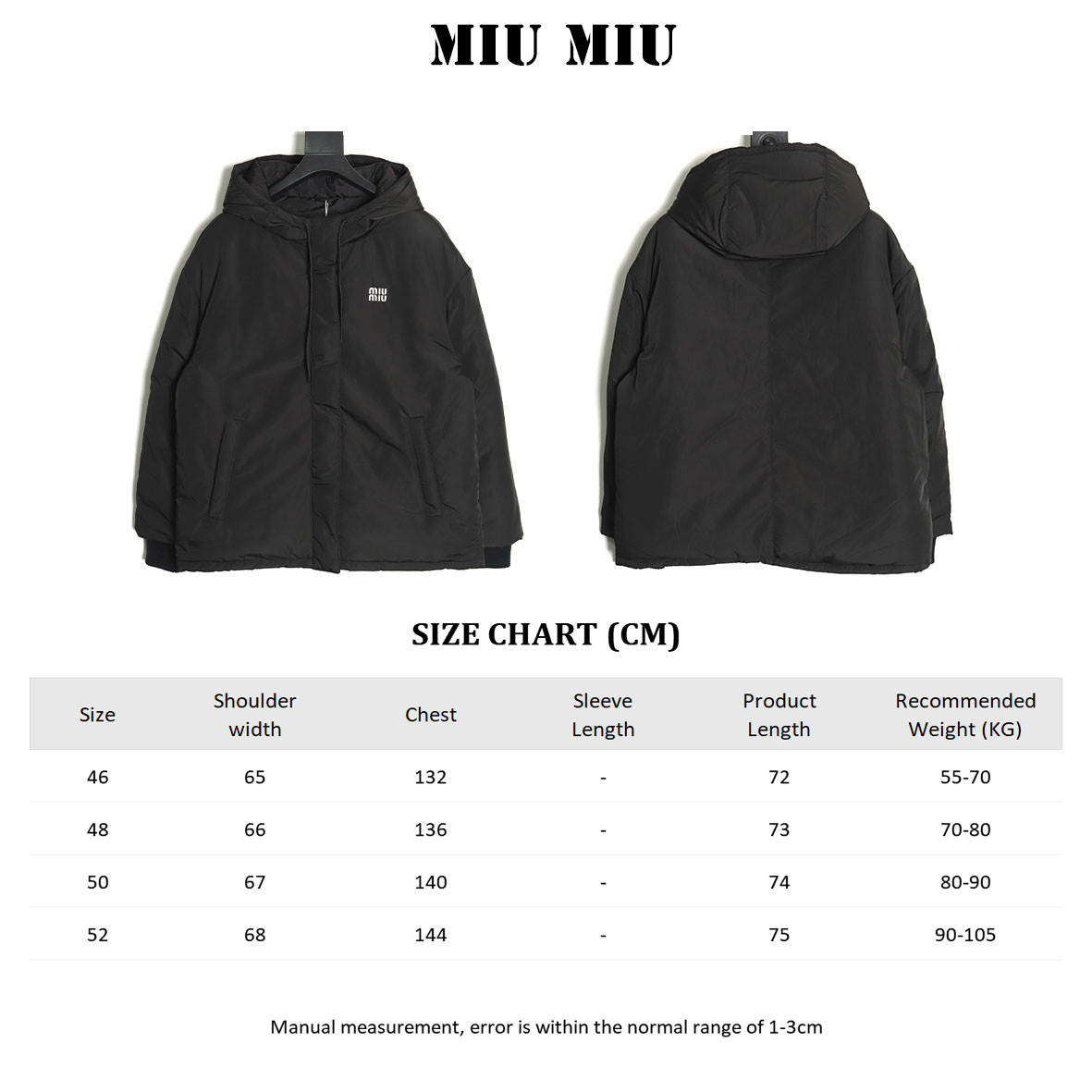M1v M1v mm short puffer jacket
