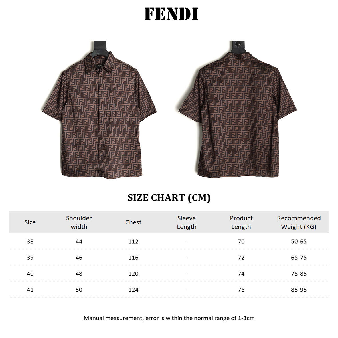 F**di fd short-sleeved shirts
