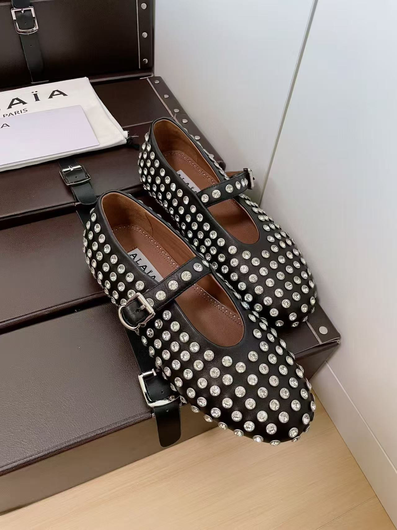 UA A1a1a STRASS BALLET FLATS
