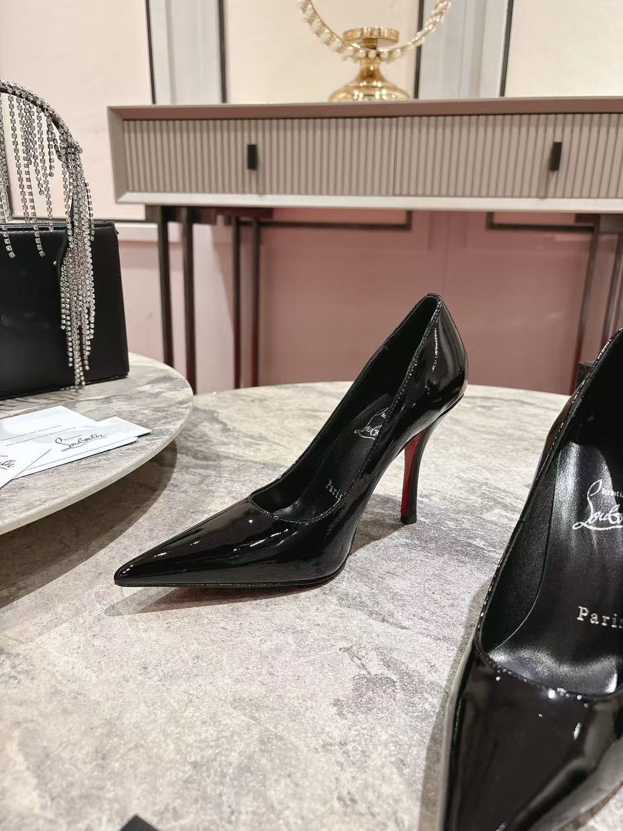 ua ch**an louboutin cl red-botT0m shoes 10cm heel