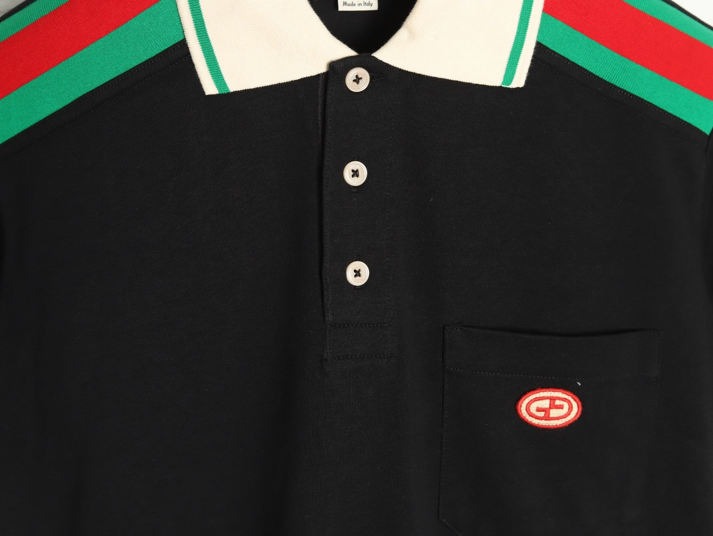 G*u*i 24ss short-sleeved polo shirt