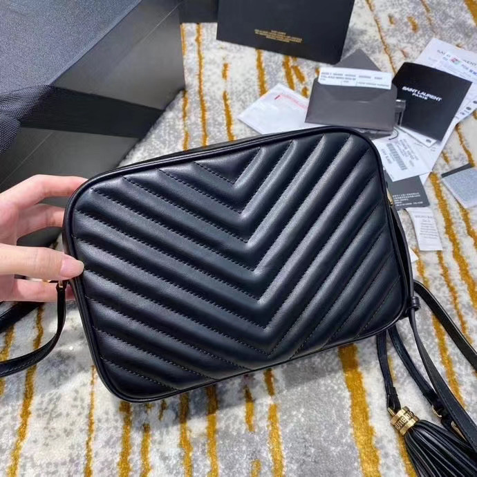 Y*L lou camera bag in quilted leather
