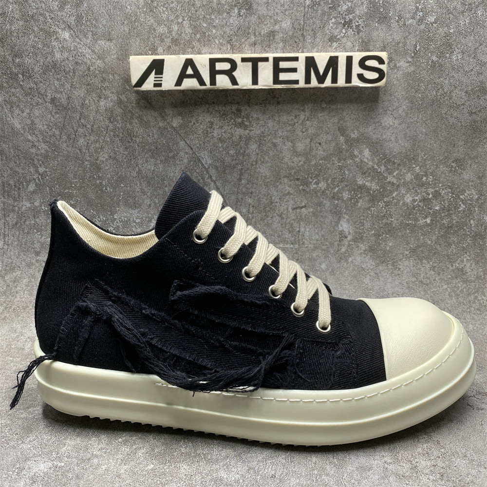 r1ck 0wens sneakers black