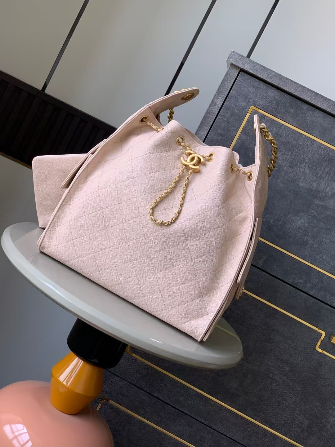 Ch*el 25c bucket bag 40x30x15cm