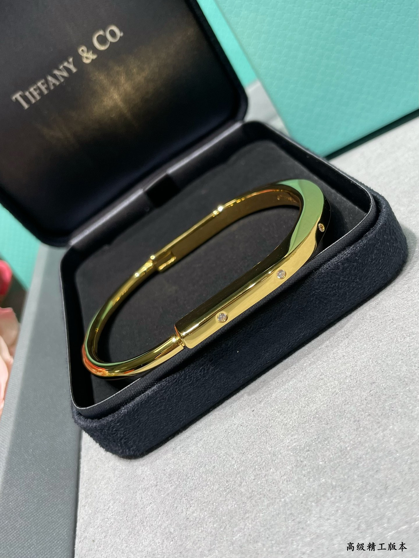 t*f*ny & co. lock Di*m*nd alternating bracelet