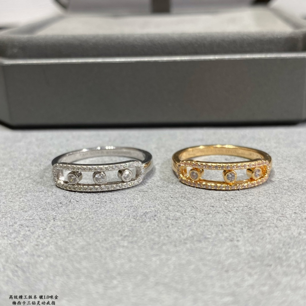 Mes1kaa three di*m*nd moving ring