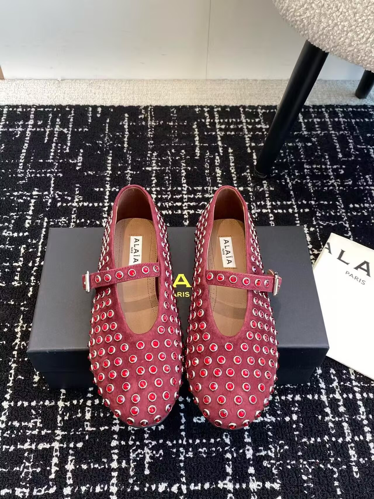 UA A1a1a STRASS BALLET FLATS