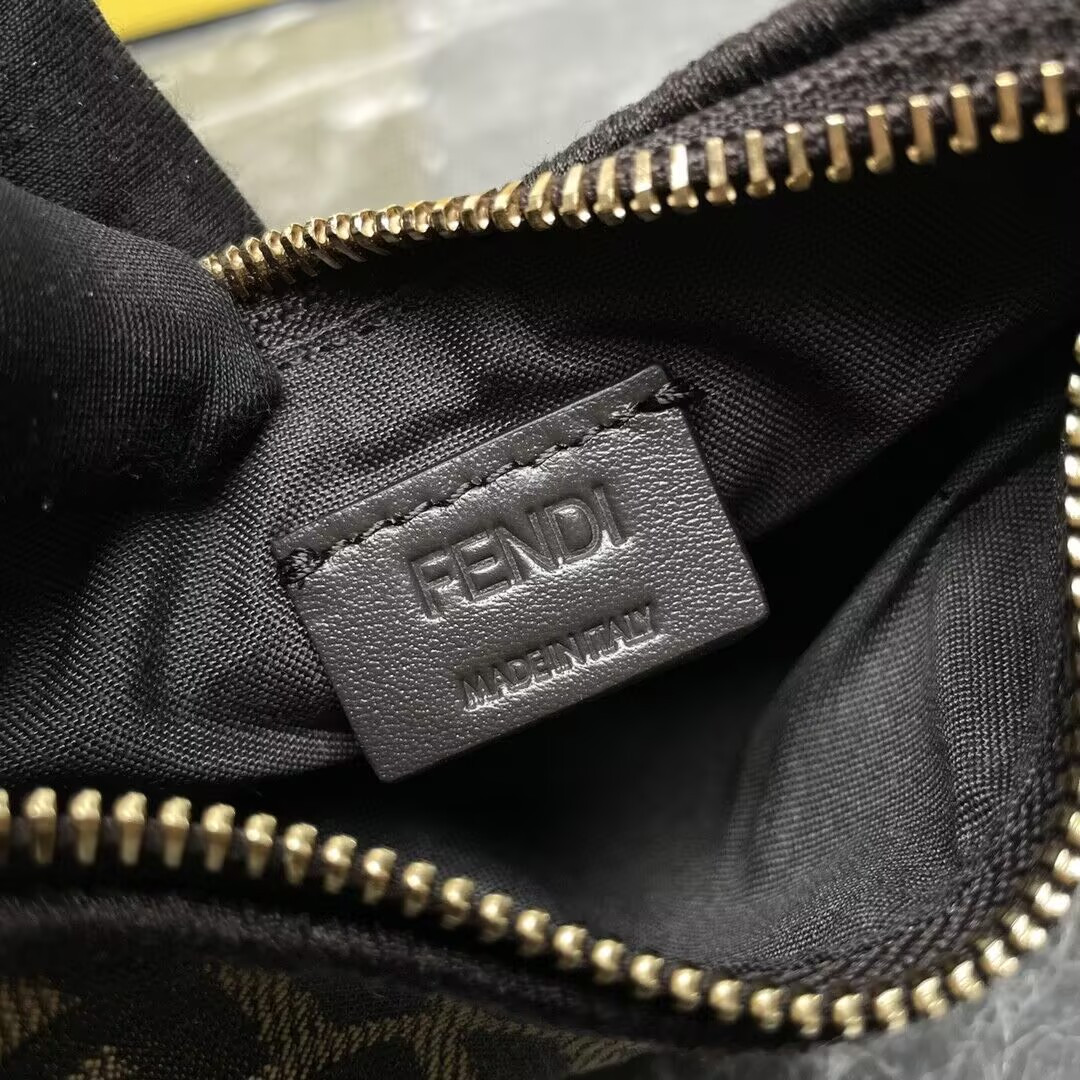 F**di nano F**digraphy hobo bag 14x5x16.5cm
