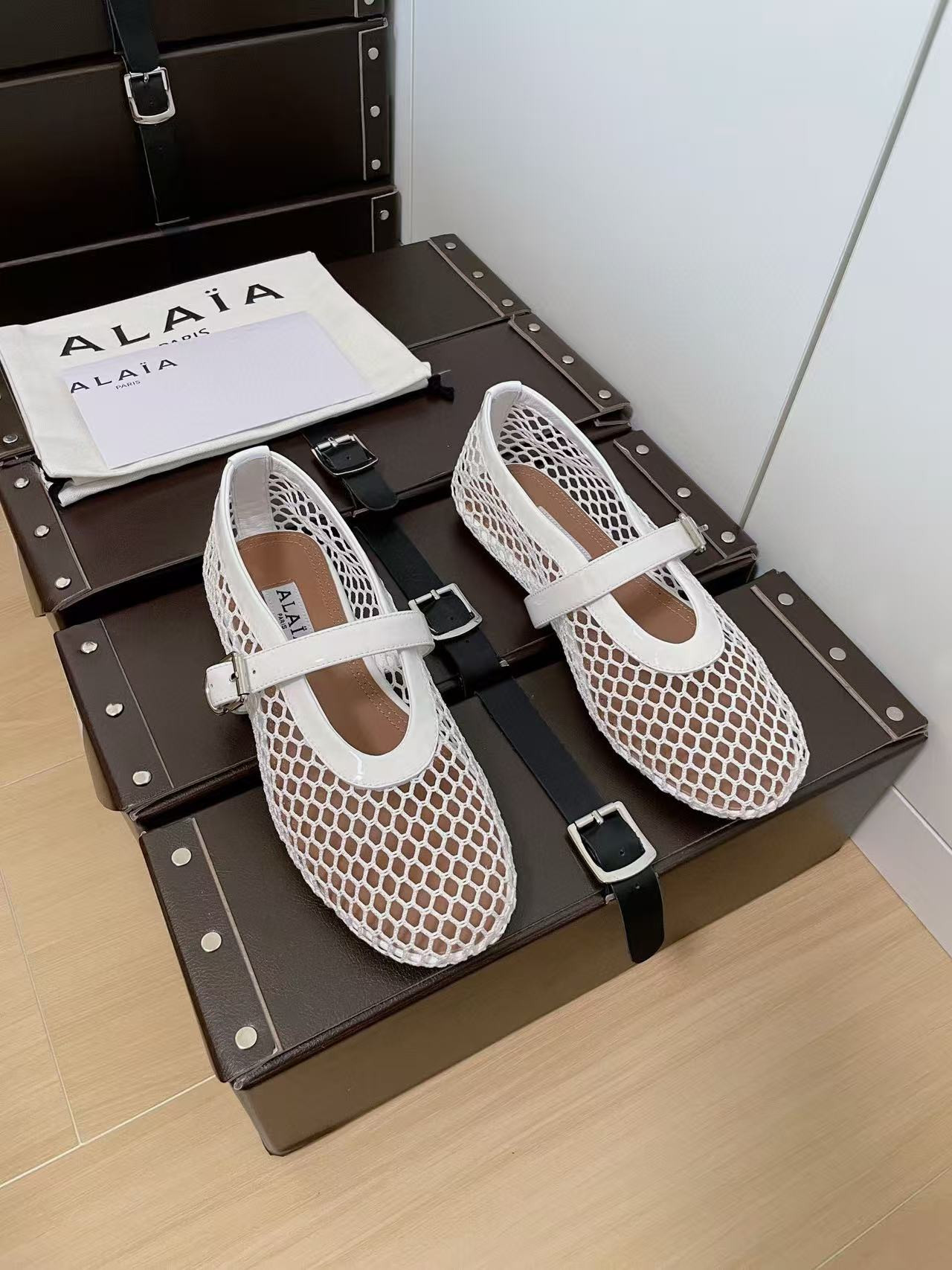 UA A1a1a BALLET FLATS IN FISHNET