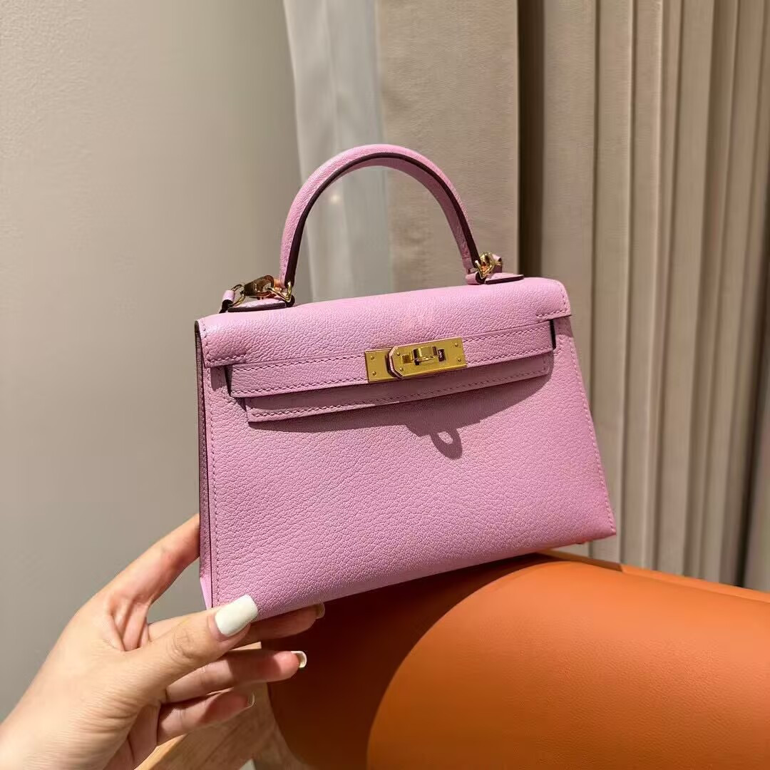 h**me5 mini kelly chèvre 19 19×6×12cm (20 days for cusT0mization)