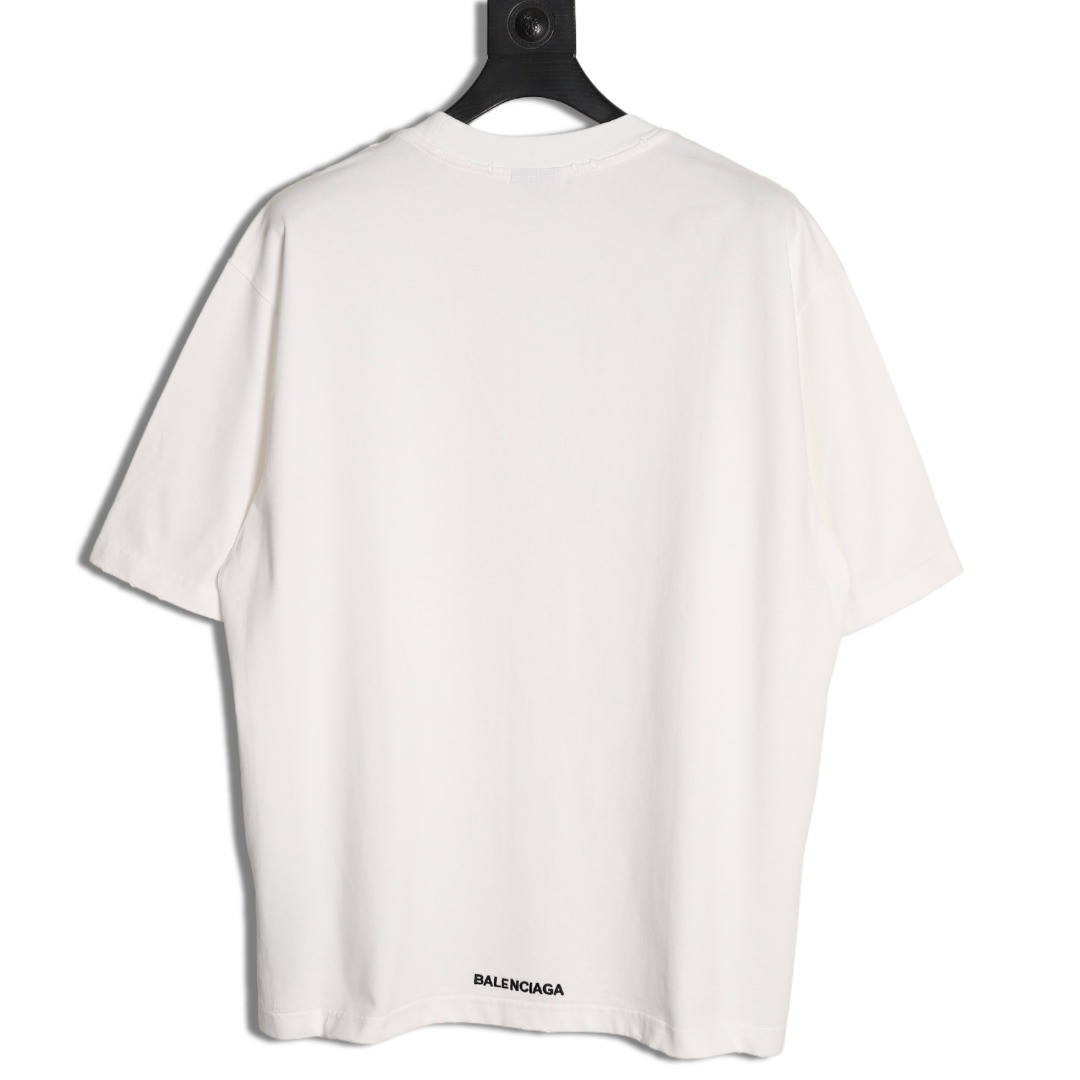 Ba*len*cia*ga 25ss short-sleeved t-shirt