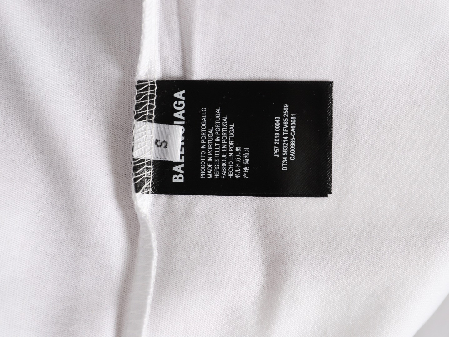 Ba*len*cia*ga 24ss short-sleeved t-shirt