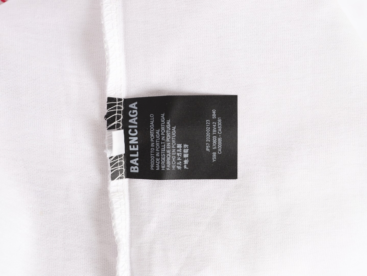 Ba*len*cia*ga 24ss short-sleeved t-shirt