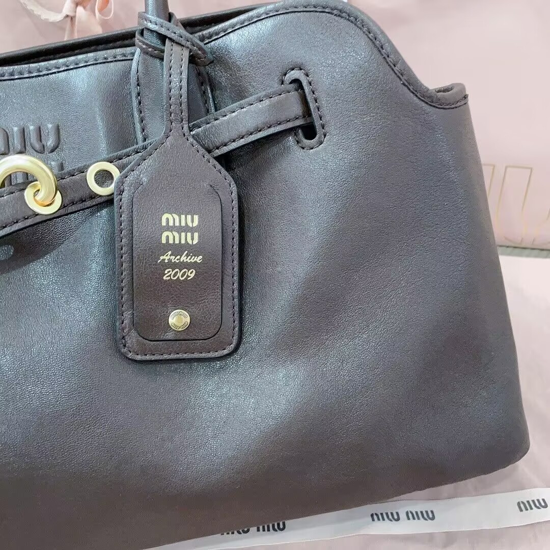 M1v M1v aventure nappa leather bag 22.5x44x14.5cm