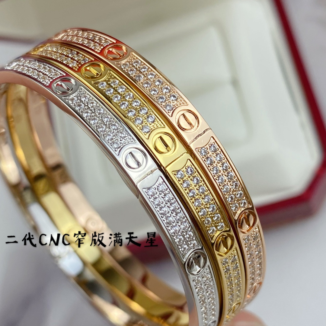 ca*t*er narrow gypsophila Di*m*nd bracelet(no returns or exchanges accepted)