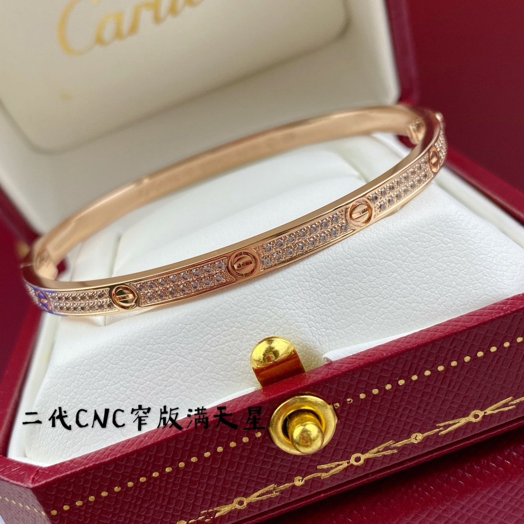 ca*t*er narrow gypsophila Di*m*nd bracelet(no returns or exchanges accepted)