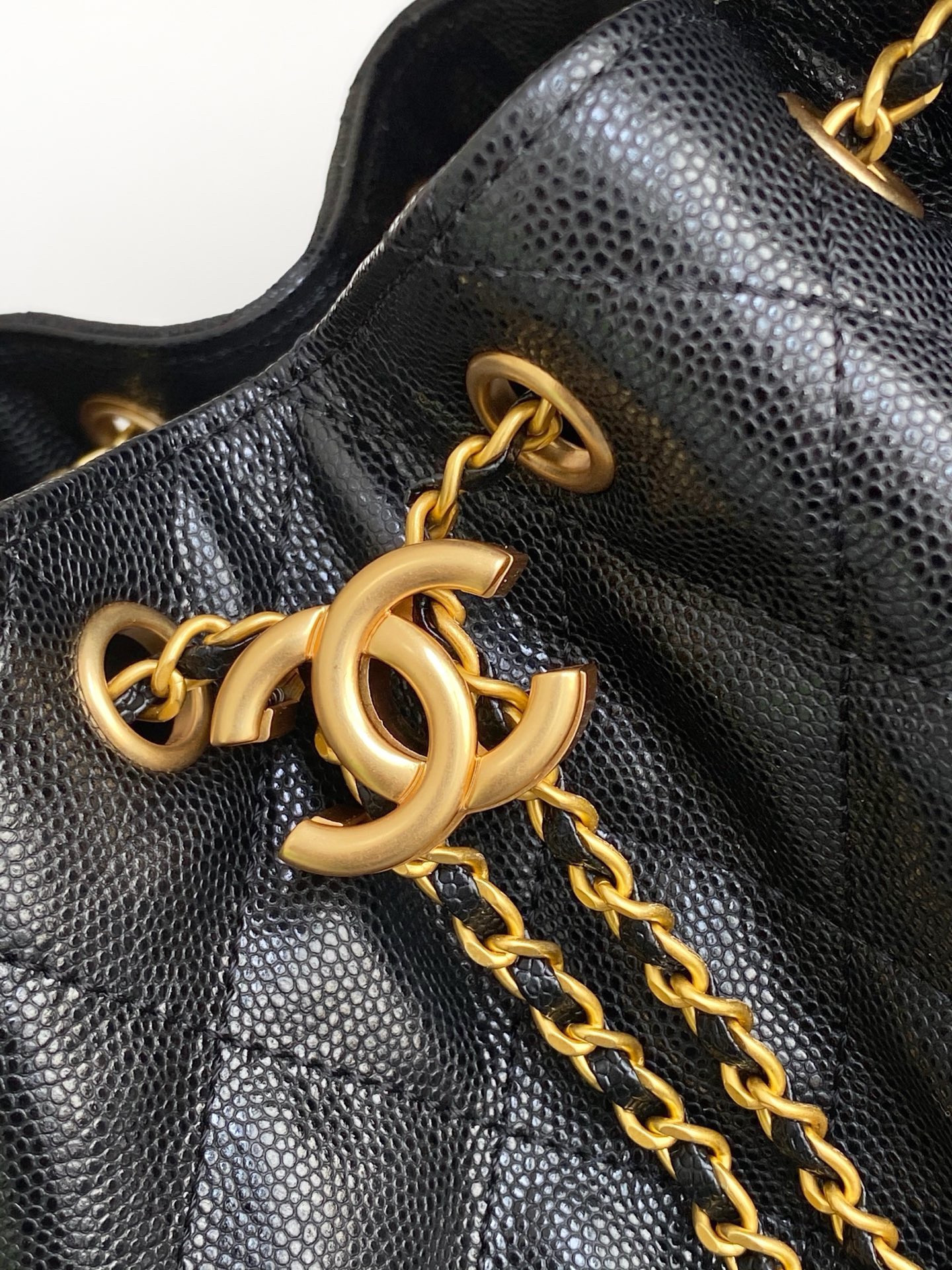 Ch*el 25c bucket bag 30x26x14cm