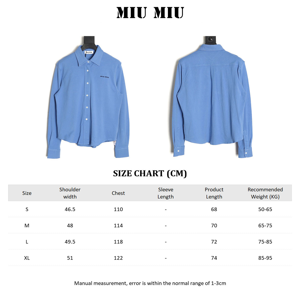 M1v M1v long-sleeved shirts