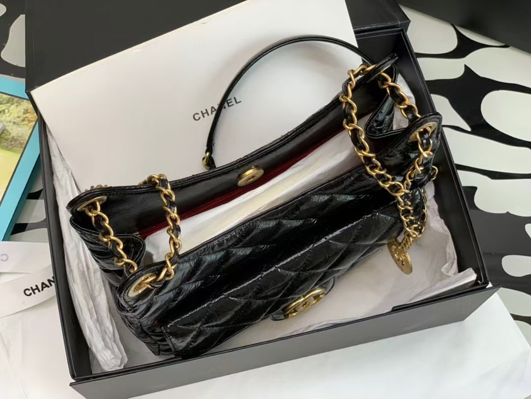 Ch*el hobo bag 21.5×22.5×7cm