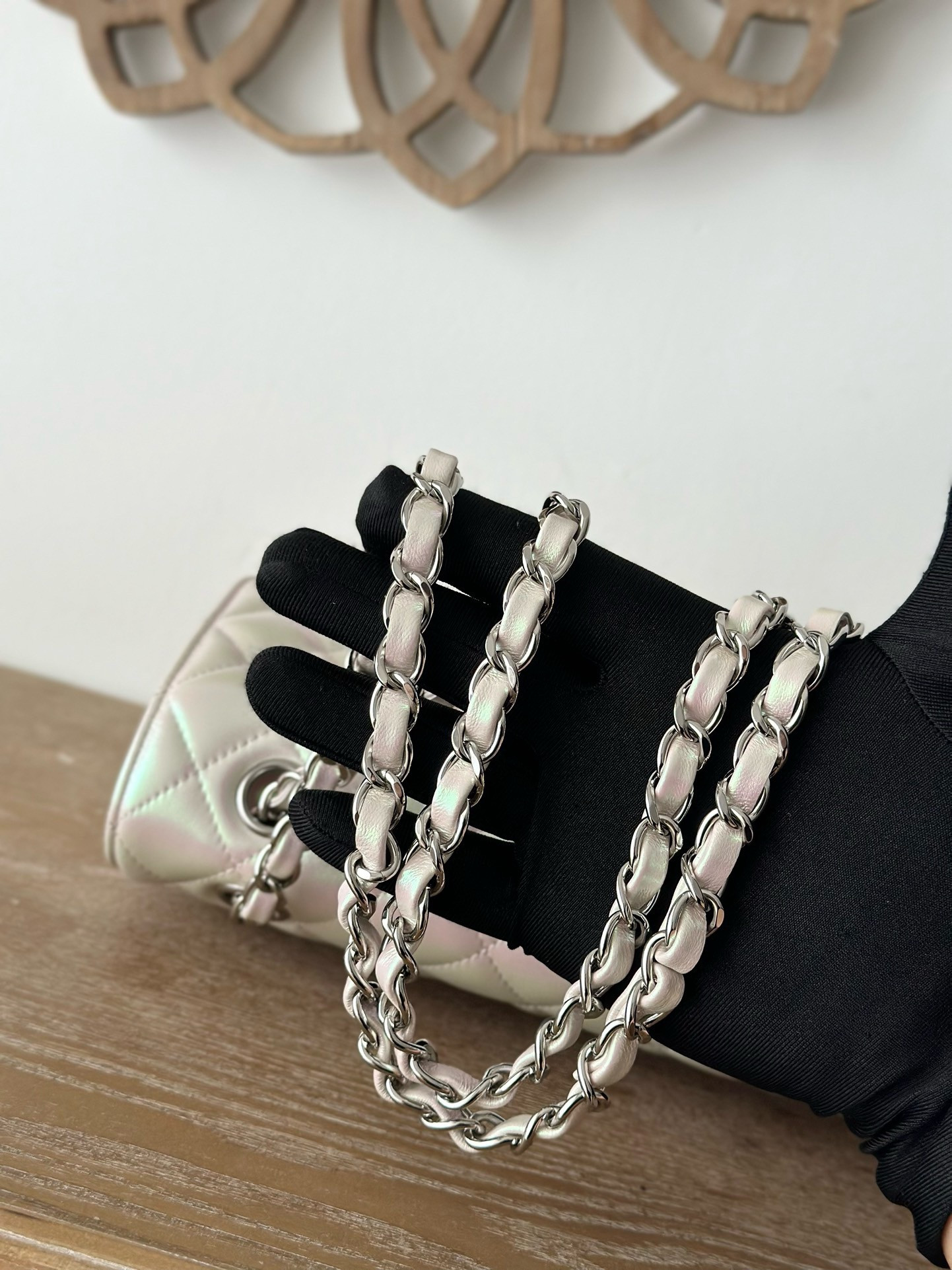 Ch*el classic flap handbag cf 25.5x 15x6cm