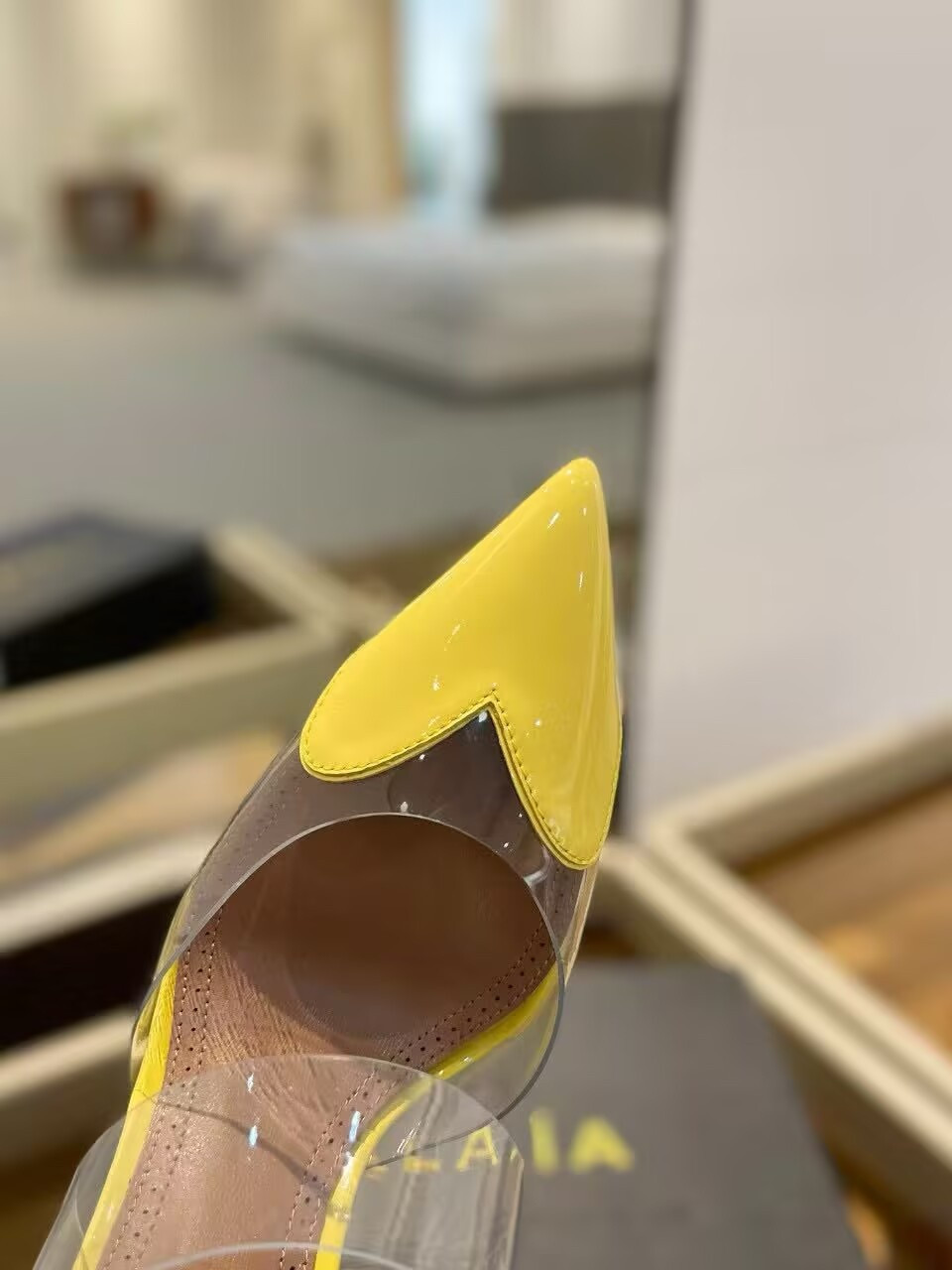 UA A1a1a Le Coeur Mule Heart-Toe Slingback Pump 10.5cm Heel