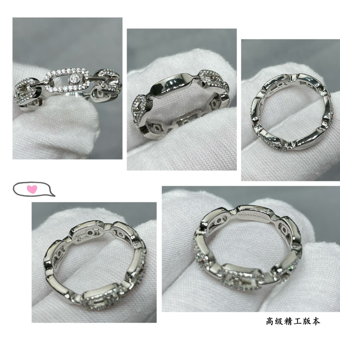 Mes1kaa row di*m*nd moving ring