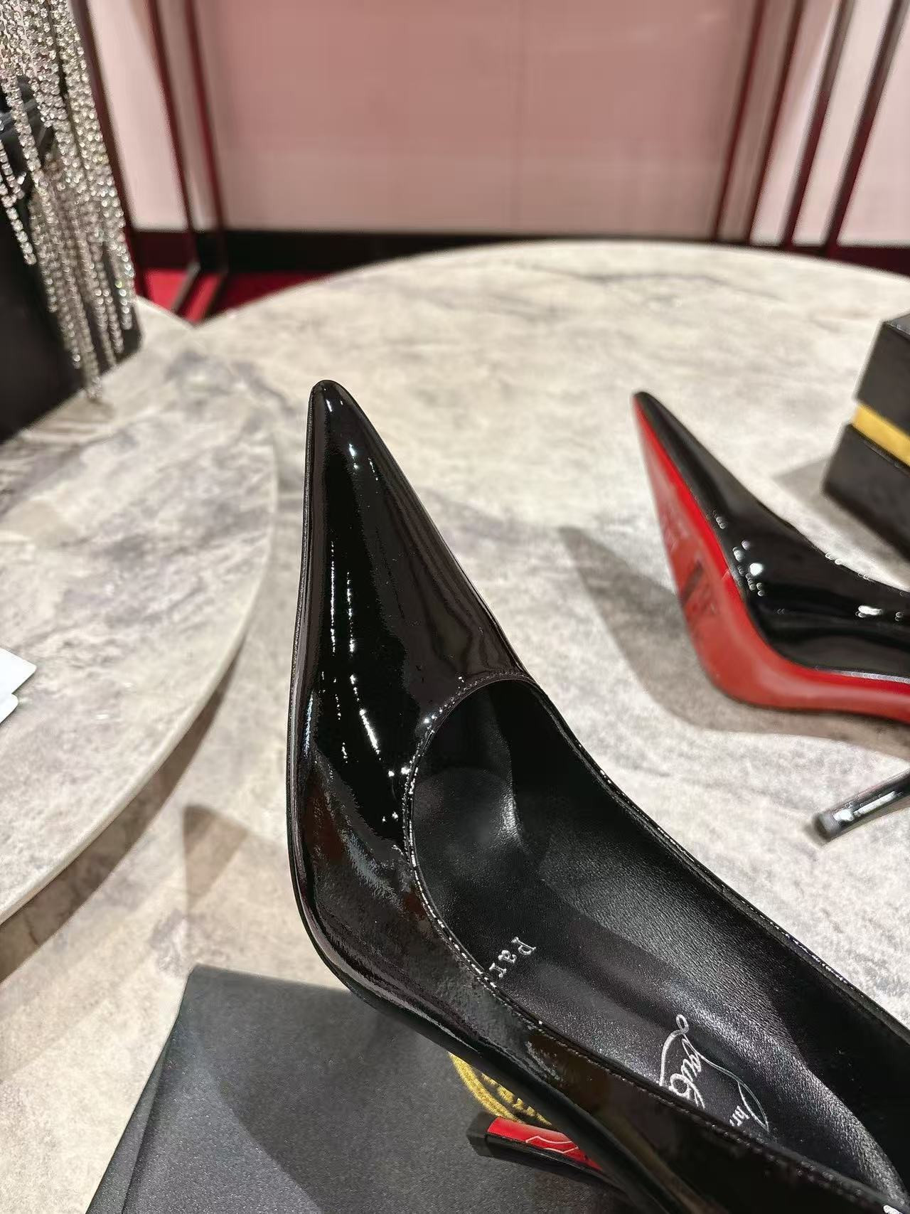 ua ch**an louboutin cl red-botT0m shoes 10cm heel