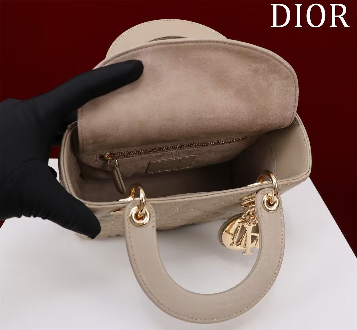 small lady D*or my abcD*or bag 20 x 17 x 8 cm