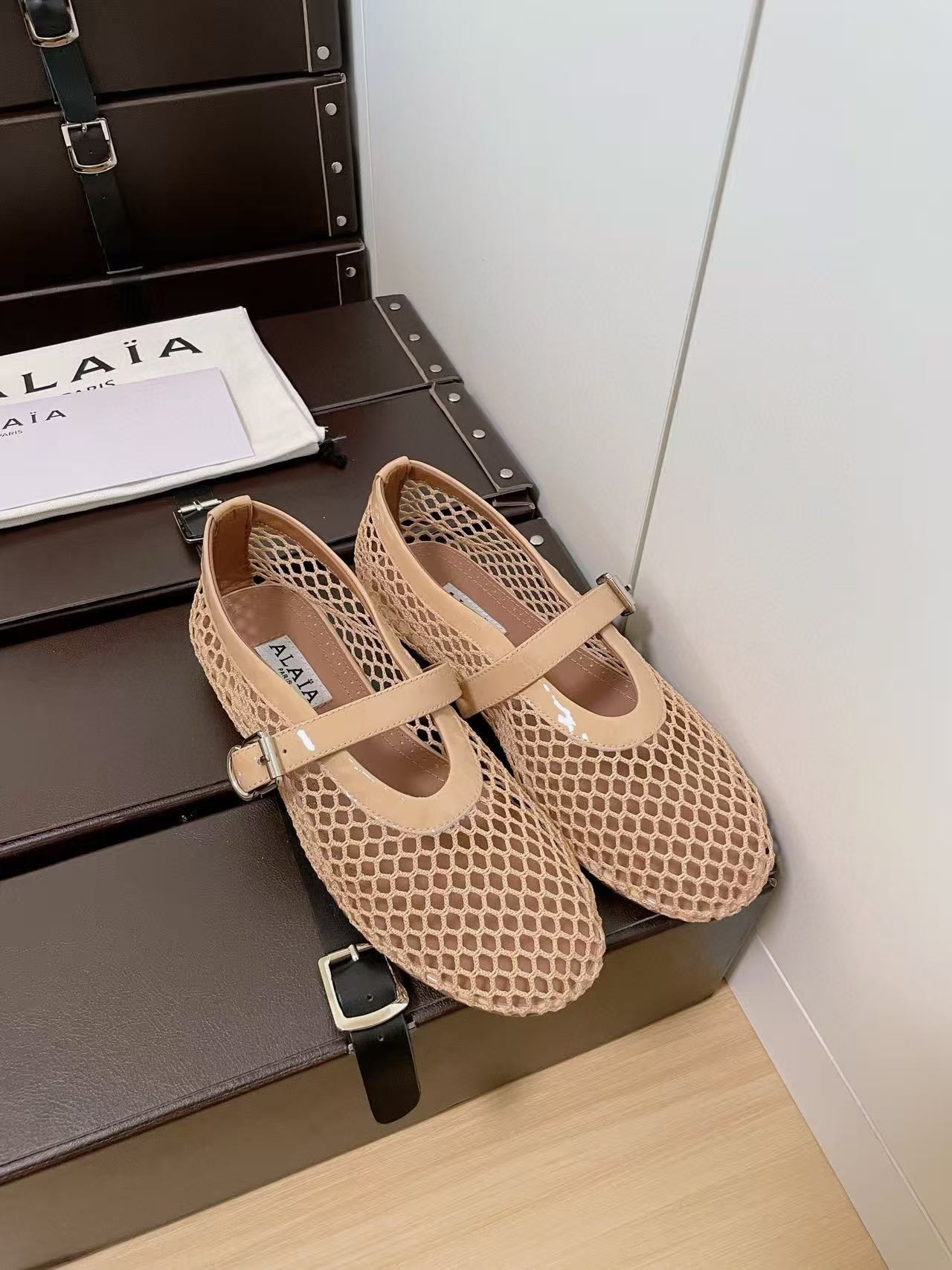 UA A1a1a BALLET FLATS IN FISHNET