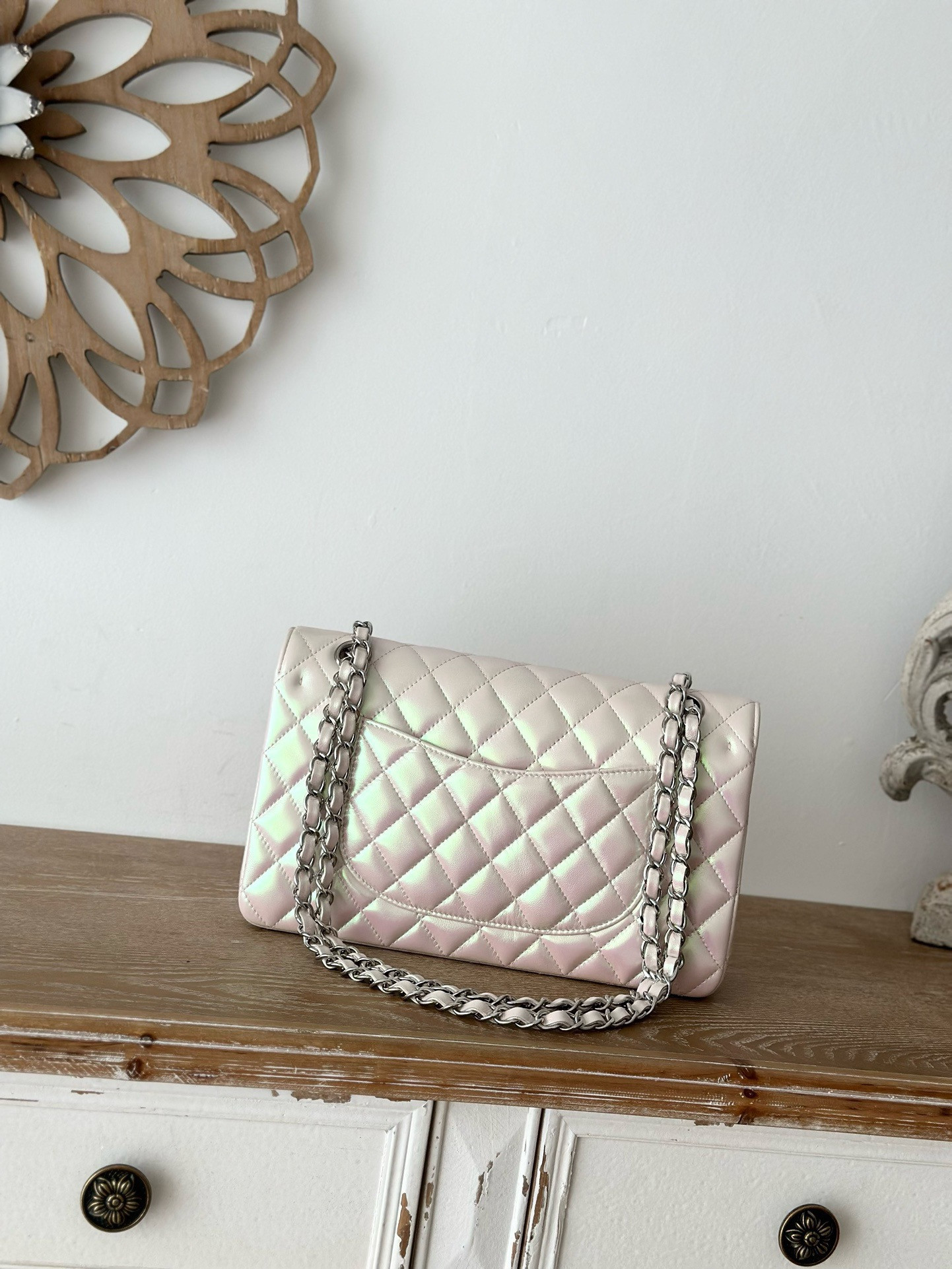 Ch*el classic flap handbag cf 25.5x 15x6cm
