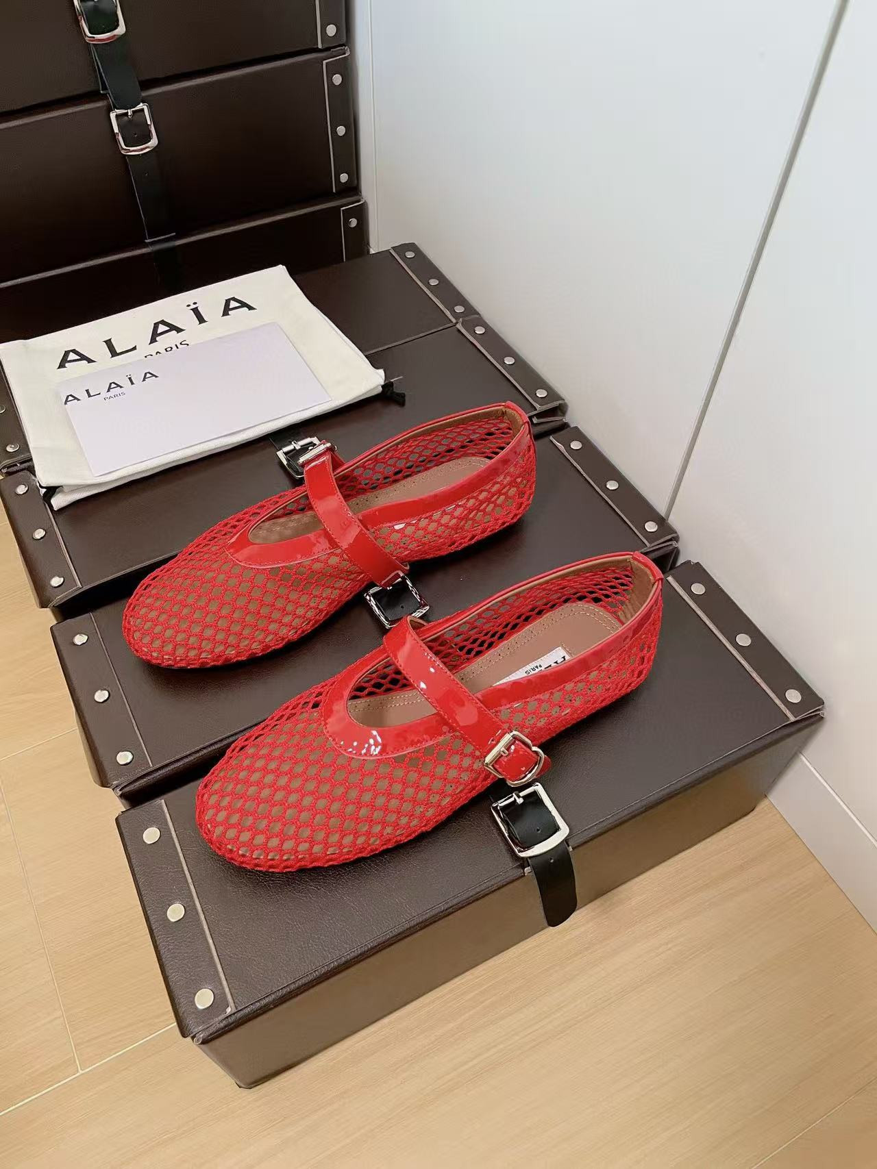 UA A1a1a BALLET FLATS IN FISHNET