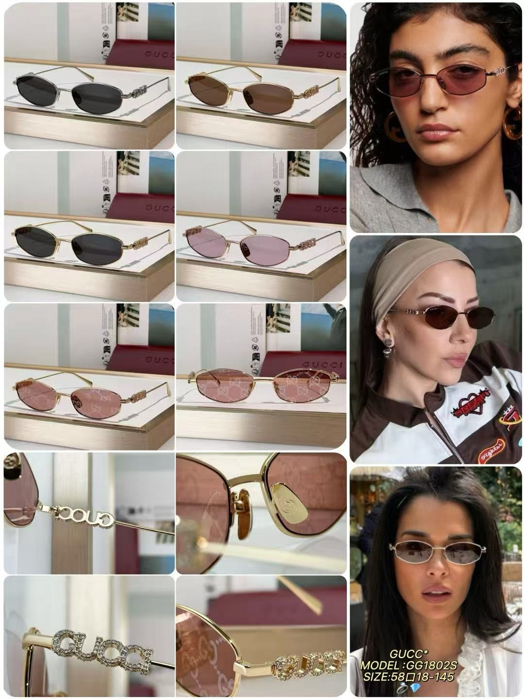 G*u*i glasses gg1802s 58-18-145