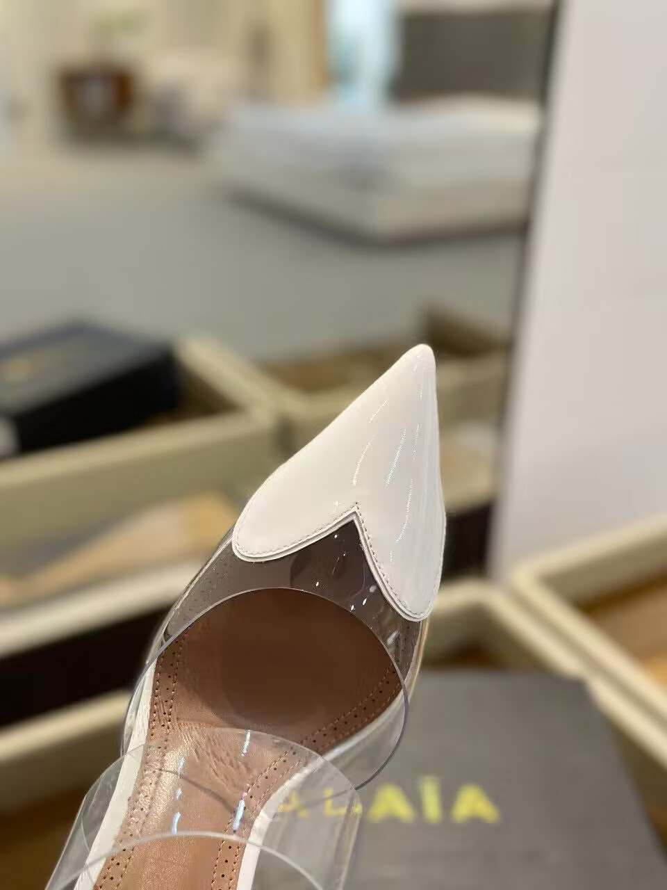 UA A1a1a Le Coeur Mule Heart-Toe Slingback Pump 10.5cm Heel