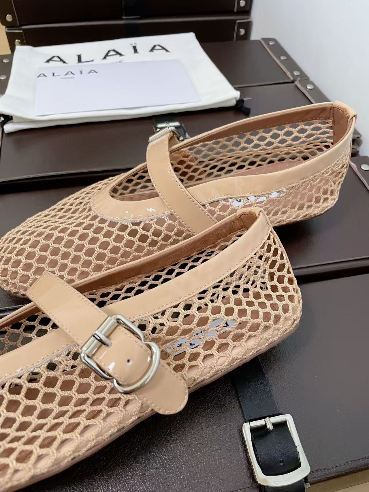 UA A1a1a BALLET FLATS IN FISHNET