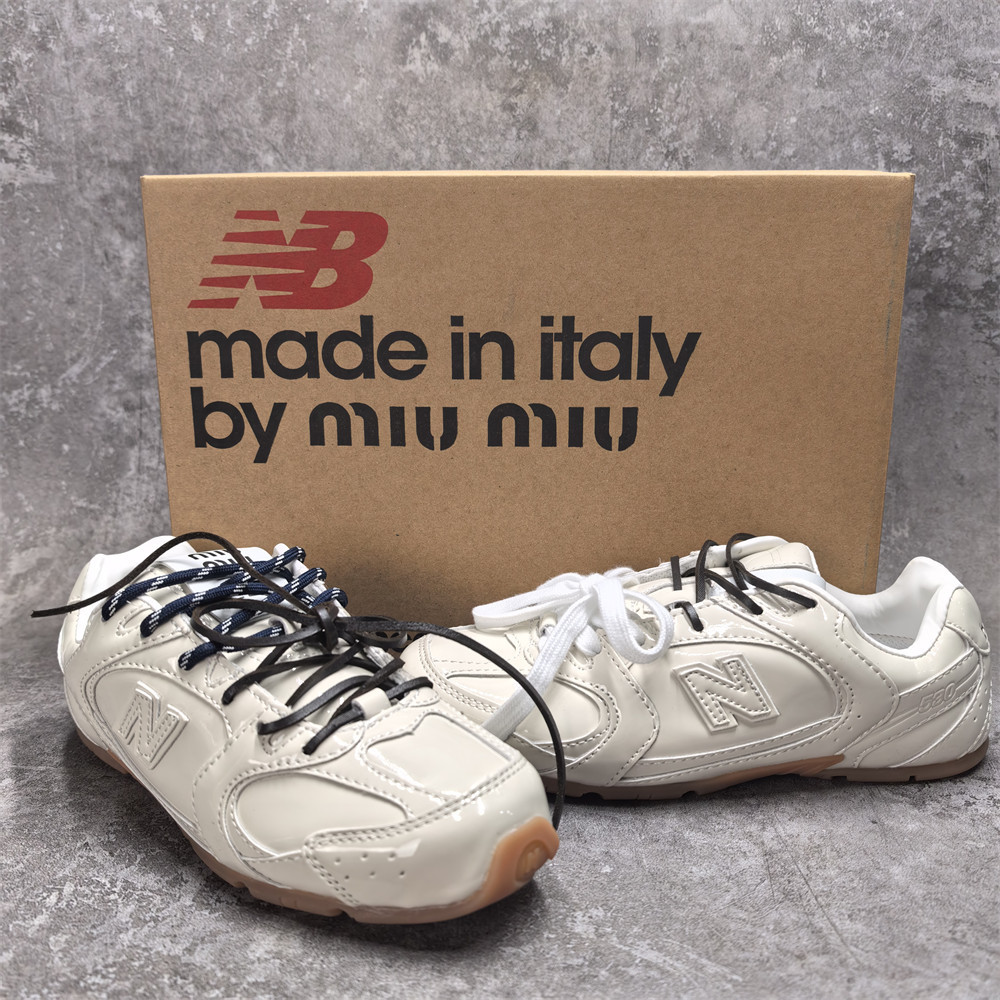 ua m1v m1v x new Ba1an*e 530 sl leather sneakers
