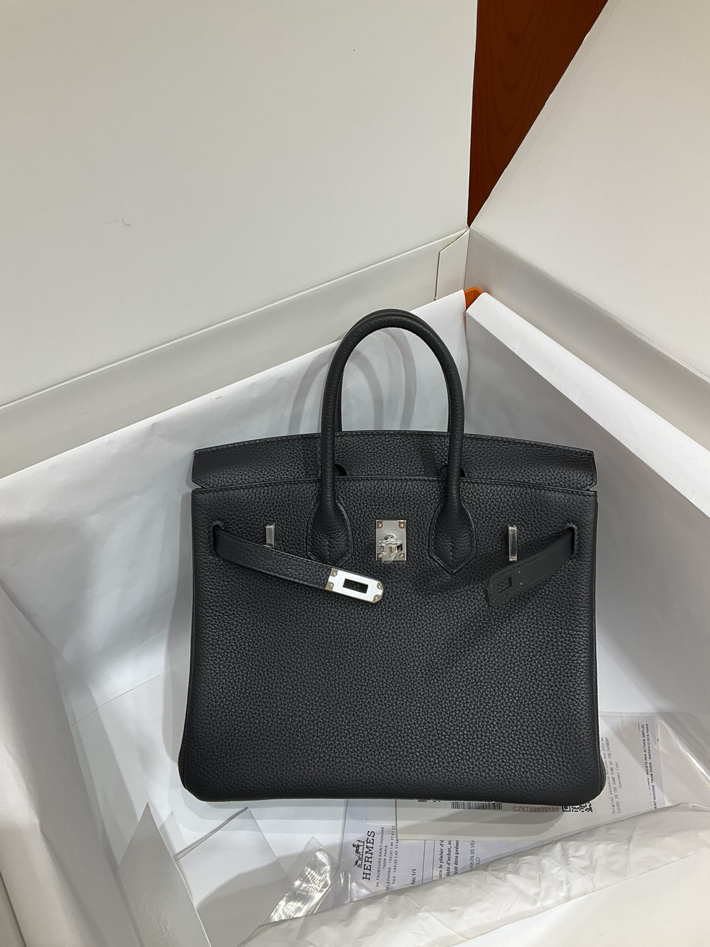 H**mes BIRKIN Silver 25 30 35